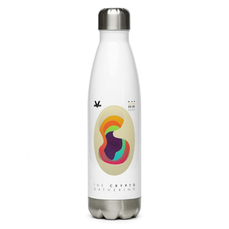 The Crypto Gathering 2022 Stainless Steel Water Bottle