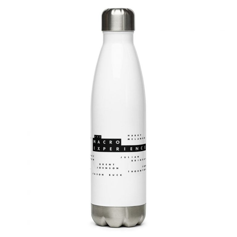 The Macro Experience 2022 Stainless Steal Water Bottle