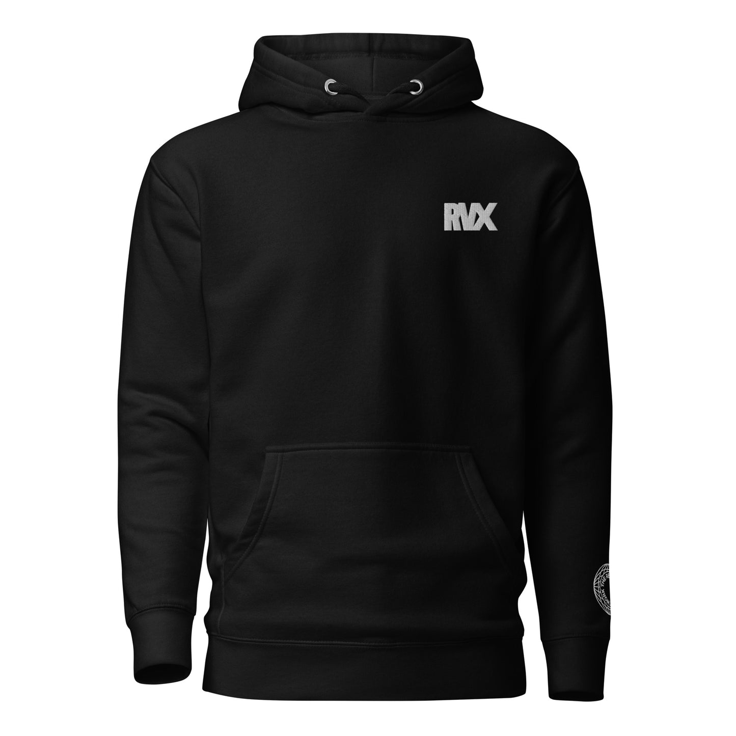 RV10 Unisex Black Hoodie