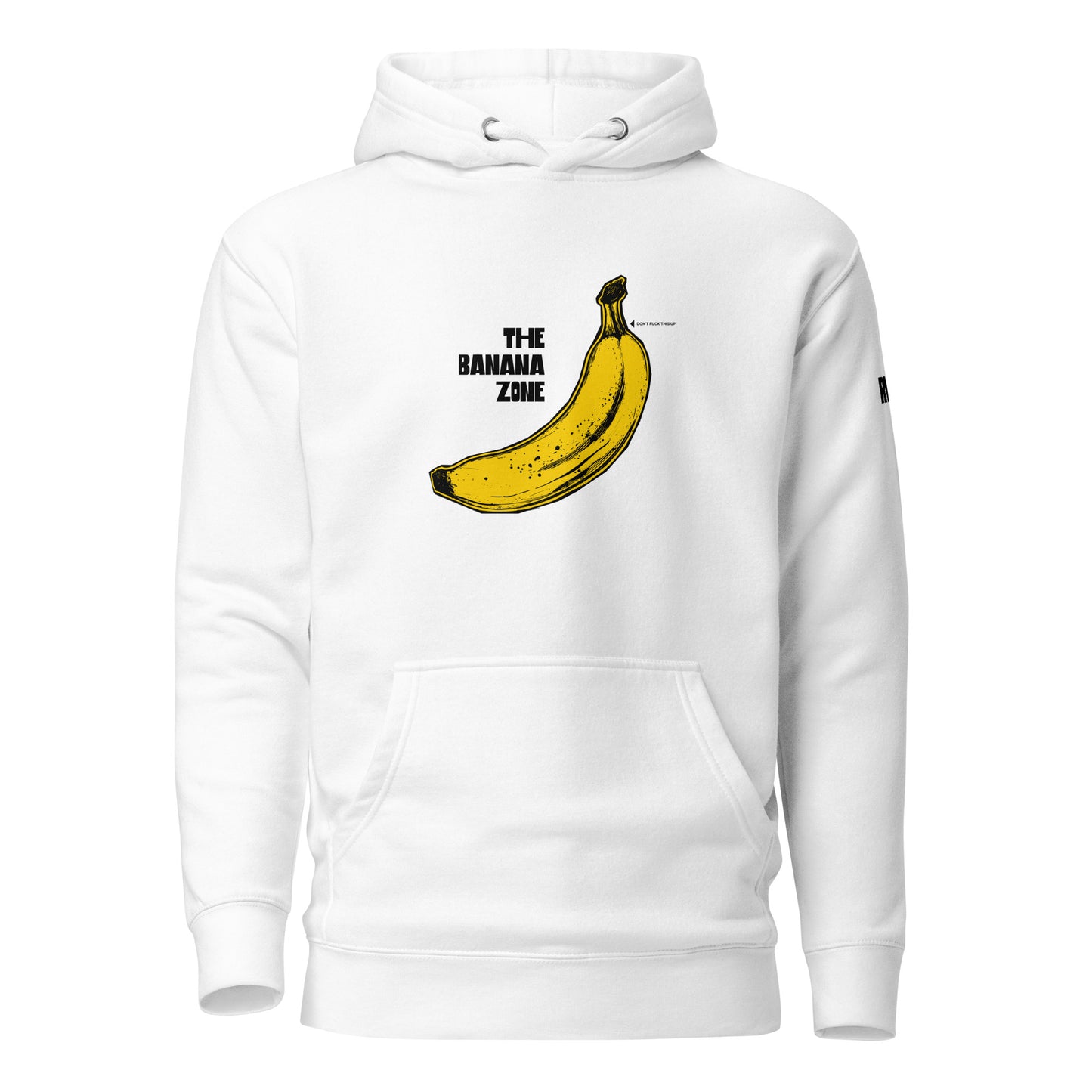 RV Banana Zone White  Hoodie