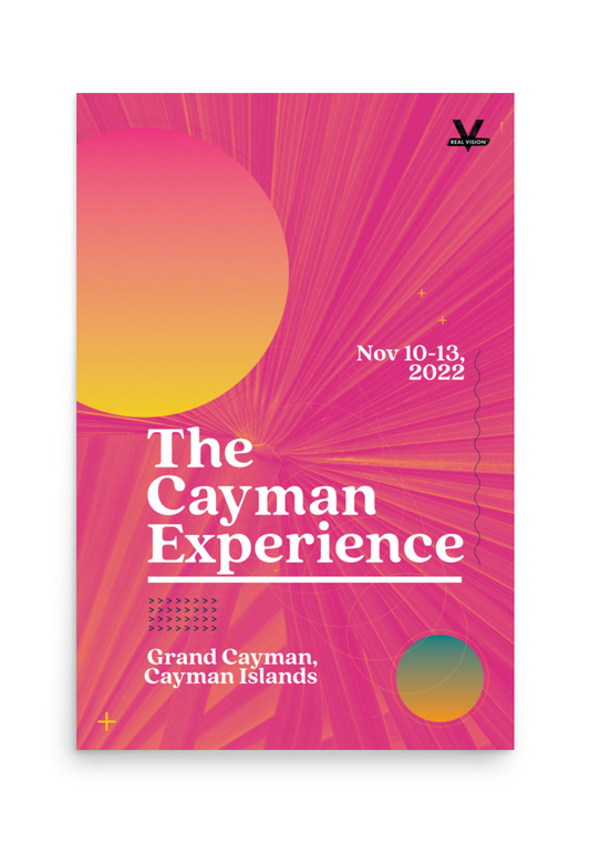 Real Vision: The Cayman Experience 2022 Poster