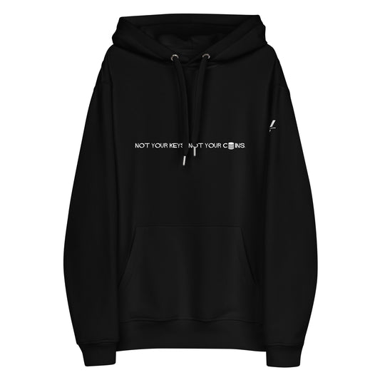 Not Your Keys, Not Your Coins Black Hoodie