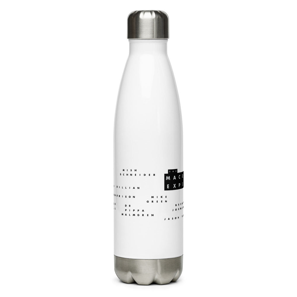 The Macro Experience 2022 Stainless Steal Water Bottle