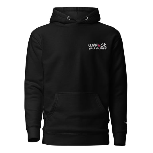 Unf*ck Your Future Embroidered Black Hoodie