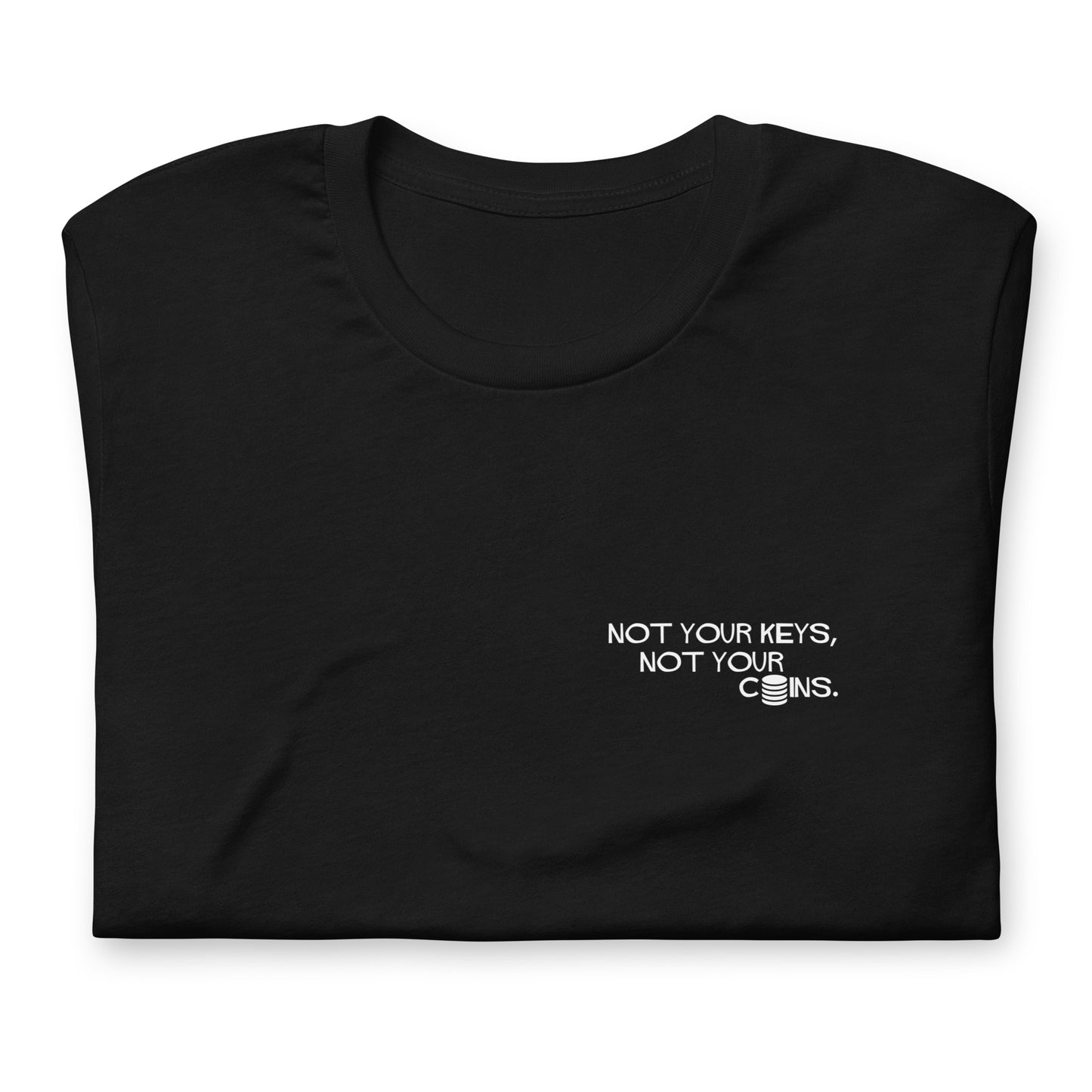Not Your Keys, Not Your Coins Black Tee